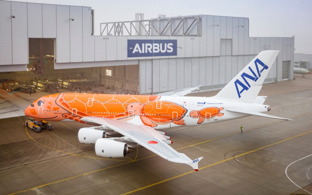 全日空第三架A380顺利交付