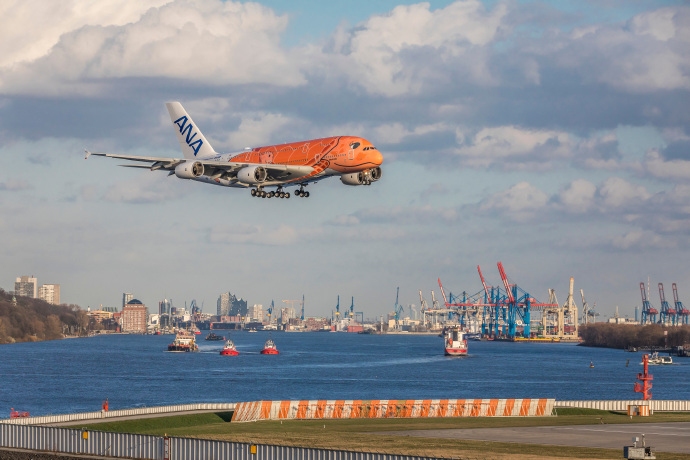 全日空第三架A380顺利交付