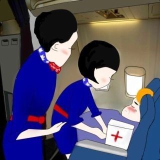 关键时刻显身手 东航山东分公司机上急救旅客